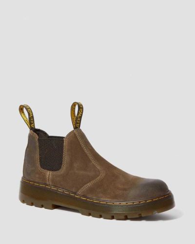 Botas De Seguridad Dr Martens Hardie Suede Chelsea Para Mujer DR1398F